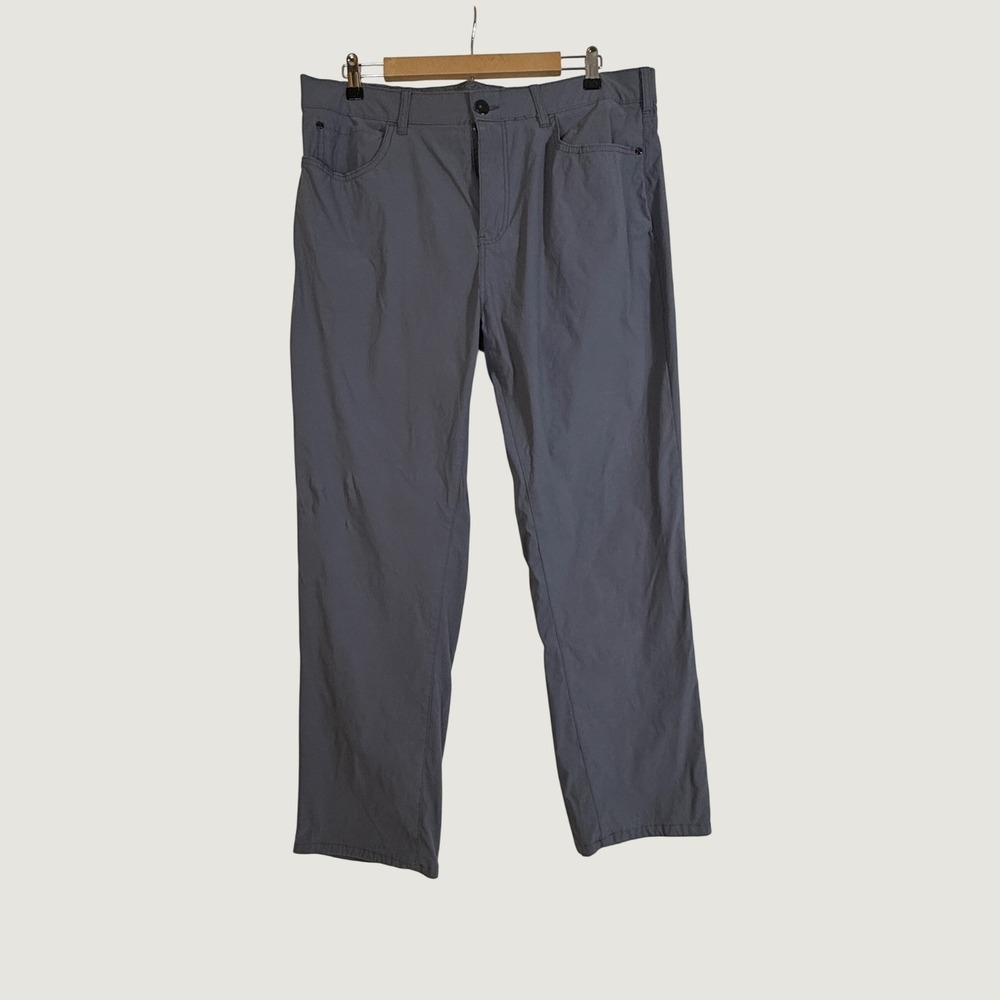 Member's Mark Denali Pant Straight Fit Hiking Utility Charcoal Sky Grey 36x32